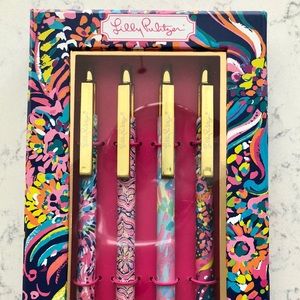 NWT Lilly Pulitzer pen set (4)
